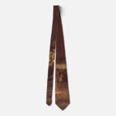 ヴィンテージ西カウボーイズ、プレインズハーダーby NC Wyeth ネクタイ (裏面)