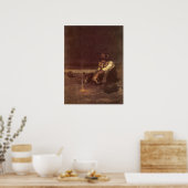 ヴィンテージ西カウボーイズ、プレインズハーダーby NC Wyeth ポスター (キッチン)