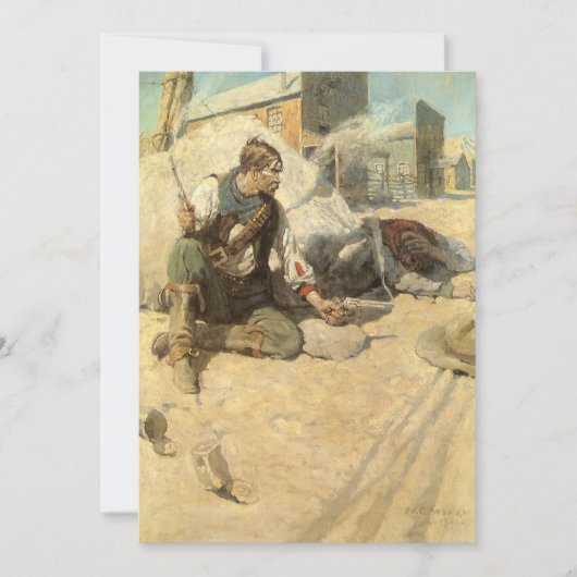 ヴィンテージ西カウボーイズ、ホパロンby NC Wyeth (正面)