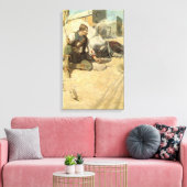 ヴィンテージ西カウボーイズ、ホパロンby NC Wyeth キャンバスプリント (インサイチュ (リビング))