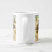 ヴィンテージ西カウボーイズ、ホパロンby NC Wyeth ジャンボコーヒーマグカップ (裏面)