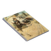 ヴィンテージ西カウボーイズ、ホパロンby NC Wyeth ノートブック (右側)