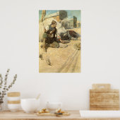 ヴィンテージ西カウボーイズ、ホパロンby NC Wyeth ポスター (キッチン)