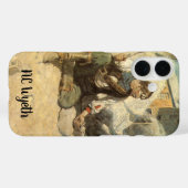 ヴィンテージ西カウボーイズ、ホパロンby NC Wyeth Case-Mate iPhoneケース (裏面 (横))