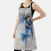 ヴィンテージ西カウボーイズ、In the Corral by NC Wyeth エプロン (インサイチュ)