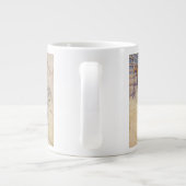 ヴィンテージ西カウボーイズ、In the Corral by NC Wyeth ジャンボコーヒーマグカップ (裏面)