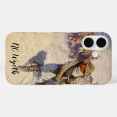 ヴィンテージ西カウボーイズ、In the Corral by NC Wyeth Case-Mate iPhoneケース (裏面 (横))