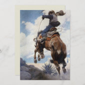 ヴィンテージ西カウボーイズ、NCワイースによるバッキング (正面/裏面)