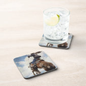 ヴィンテージ西カウボーイズ、NCワイースによるバッキング コースター (右側)