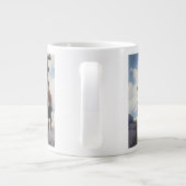 ヴィンテージ西カウボーイズ、NCワイースによるバッキング ジャンボコーヒーマグカップ (裏面)