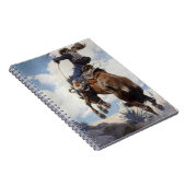 ヴィンテージ西カウボーイズ、NCワイースによるバッキング ノートブック (右側)