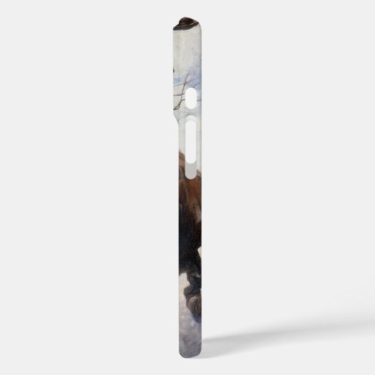 ヴィンテージ西カウボーイズ、NCワイースによるバッキング Case-Mate iPhoneケース (裏面 / 左)