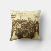 ヴィンテージ西カウボーイトレイルライドスルー・ヒューストン クッション (裏面)