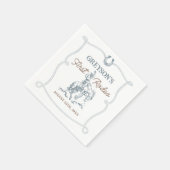 ヴィンテージ西カウボーイファースト・ロデオ1歳 スタンダードカクテルナプキン (角)