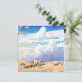 ヴィンテージ西カウボーイ、ワイエスの幌馬車 (スタンド正面)