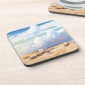 ヴィンテージ西カウボーイ、ワイエスの幌馬車 コースター (左側)