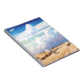 ヴィンテージ西カウボーイ、ワイエスの幌馬車 ノートブック (右側)