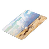 ヴィンテージ西カウボーイ、ワイエスの幌馬車 マグネット (左側)