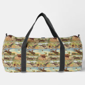 ヴィンテージ西ロデオイベントカウボーイズ馬牛 ダッフルバッグ (正面)