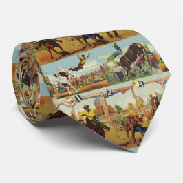 ヴィンテージ西ロデオイベントカウボーイズ馬牛 ネクタイ