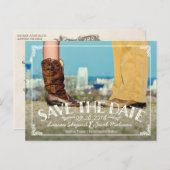 ヴィンテージ西写真はがきを保存 案内ポストカード (正面/裏面)