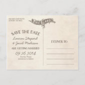 ヴィンテージ西写真はがきを保存 案内ポストカード (裏面)