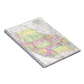 ヴィンテージ西州の地統一された図(1853年) ノートブック (右側)