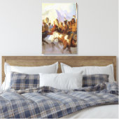 ヴィンテージ西洋美術インディアン戦争パーティーby NC Wyeth キャンバスプリント (インサイチュ (寝室))