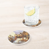 ヴィンテージ西洋美術インディアン戦争パーティーby NC Wyeth コースター (側面)