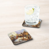 ヴィンテージ西洋美術インディアン戦争パーティーby NC Wyeth コースター (右側)