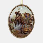 ヴィンテージ西部調理師問題 セラミックオーナメント (右)