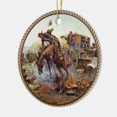 ヴィンテージ西部調理師問題 セラミックオーナメント (左)