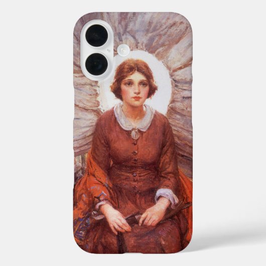 ヴィンテージ西部、コーナーの『草原のマドンナ』 Case-Mate iPhoneケース (裏面)