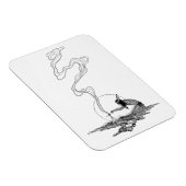 ヴィンテージ西、インディアンで彼の孤独でNCワイエス マグネット (右側)