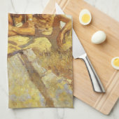 ヴィンテージ西、ガーディアン戦争またはNCワイエスによる平和 キッチンタオル (四つ折り)