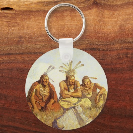 ヴィンテージ西、ガーディアン戦争またはNCワイエスによる平和 キーホルダー (裏面)