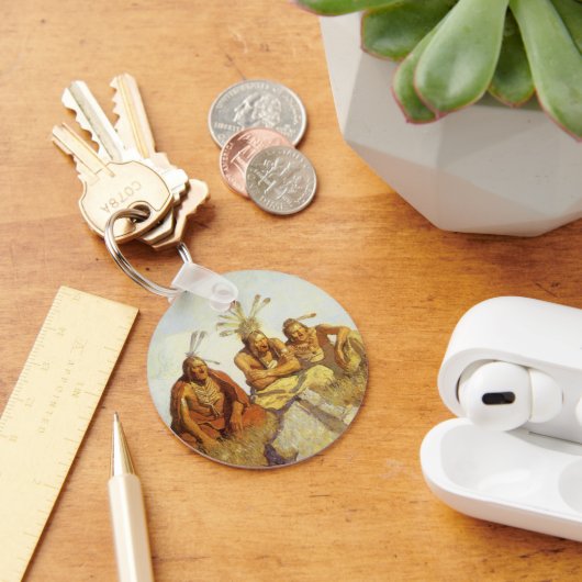 ヴィンテージ西、ガーディアン戦争またはNCワイエスによる平和 キーホルダー (デスク)