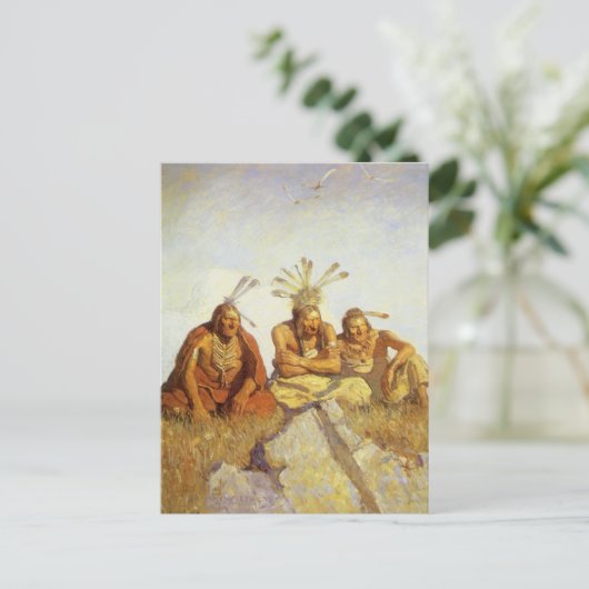 ヴィンテージ西、ガーディアン戦争またはNCワイエスによる平和 ポストカード (スタンド正面)