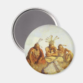 ヴィンテージ西、ガーディアン戦争またはNCワイエスによる平和 マグネット (正面/裏面)