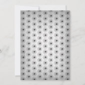 ヴィンテージ要素大人ハロウィーングレーパーティー 招待状 (裏面)