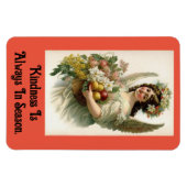 ヴィンテージ親切天使フレキシブルマグネット マグネット (横)