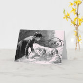 ヴィンテージ親子のスリープカード カード (黄色い花)