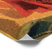 ヴィンテージ親愛ハート ポスター (角)