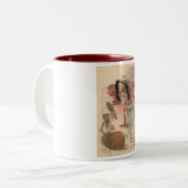 ヴィンテージ親愛 ツートーンマグカップ (正面左)