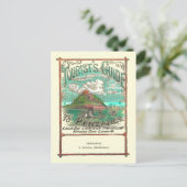 ヴィンテージ観光客ガイドペンザンス旅行 ポストカード (スタンド正面)