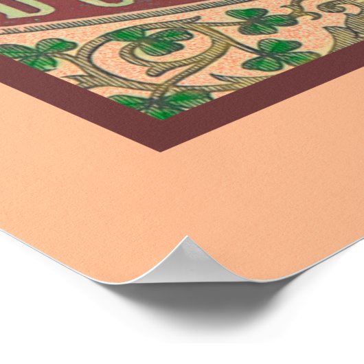 ヴィンテージ観光客ガイドDublinアイルランド旅行 ポスター (角)