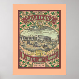ヴィンテージ観光客ガイドDublinアイルランド旅行 ポスター