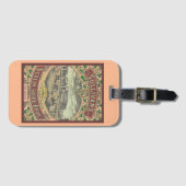 ヴィンテージ観光客ガイドDublinアイルランド旅行 ラゲッジタグ (正面横)