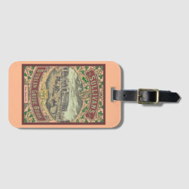 ヴィンテージ観光客ガイドDublinアイルランド旅行 ラゲッジタグ