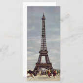 ヴィンテージ観光客旅行インパリエッフェルタワー (正面/裏面)